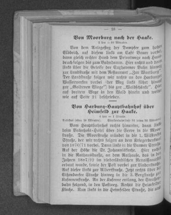 Von Harburg-Hauptbahnhof über Heimfeld zur Haake.