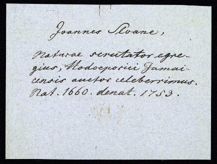 Sloane, Hans