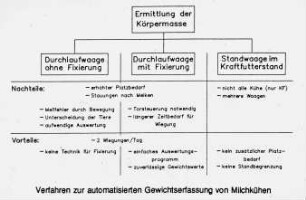 Verfahren zur automatisierten Gewichtserfassung von Milchkühen