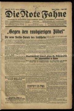 Sozialistische Zeitung. 10. Jahrgang 1927