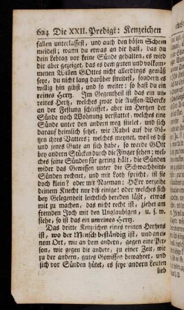624-635, Das dritte Kennzeichen eines reinen Herzens...