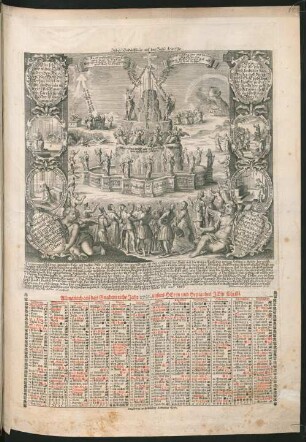 Allmanach auf das Gnadenreiche Jahr 1731. unsers Herrn und Heylands Jesu Christi