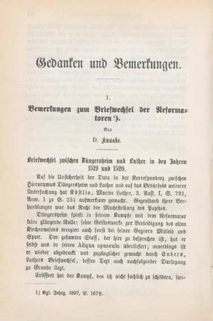 268-284 Bemerkungen zum Briefwechsel der Reformatoren