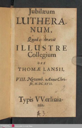 Jubilaeum Lutheranum