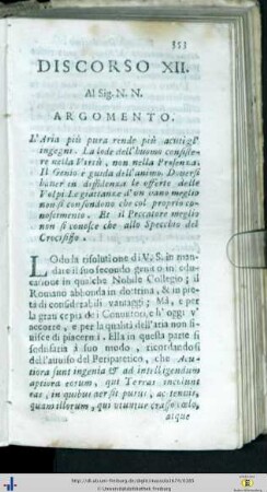Discorso XII.