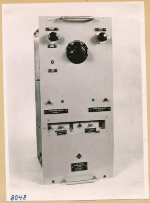 Charakterograph - Einschub TYP LU 18350 (1) - Frontansicht; Foto 1953