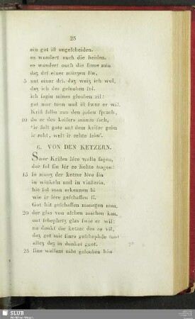 6. Von den Ketzern