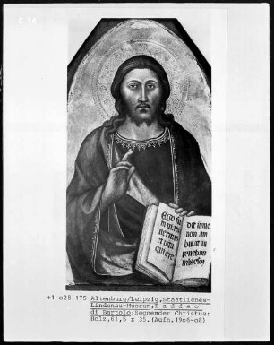Segnender Christus in Halbfigur, Folio 00063