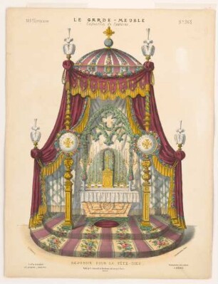 "Reposoir pour la fête-dieu", aus: Le Garde-meuble