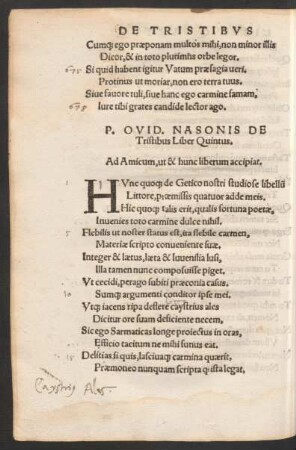 Ad Amicum, ut & hunc liberum accipiat.