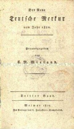 Der neue deutsche Merkur, Jg. 1810 (September-Dezember)