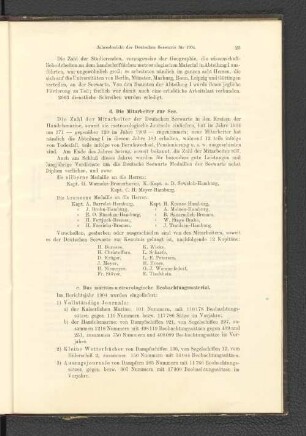 e. Das maritim-meteorologische Beobachtungsmaterial.