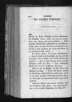 Die tragischen Dichtungen