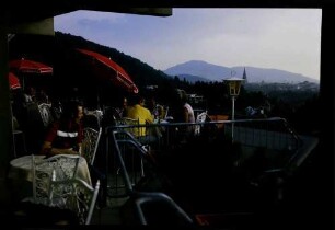 Freiburg: Restaurantterrasse Bad Hotel Jägerhäusle
