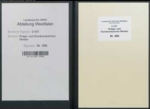 Amt Reineberg - Vogtei Schnathorst - Bauerschaft Hüllhorst: Unterlagen der Revisionskommission