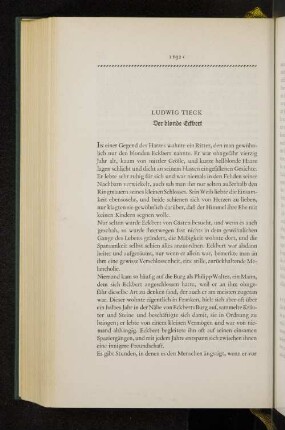 Ludwig Tieck