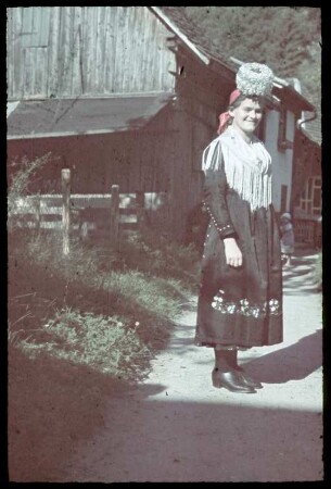 Schäppelträgerin in Fürstenberger Tracht