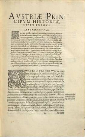 Annales rerum belli domique ab Austriacis Habspurgicae gentis principibus à Rudolpho primo, usque ad Carolum V. gestarum