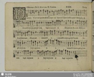 XXIX. Dixerunt discipuli ad beatum Martinum
