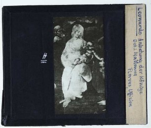 da Vinci, Anbetung der Könige (Florenz, Uffizien 00285860) : Madonna