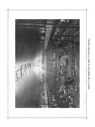 Inneres der großen Maschinenhalle von Pfeiffer & Druckenmüller, Schöneberg