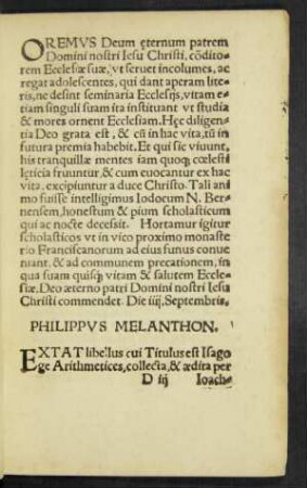 Philippus Melanthon.