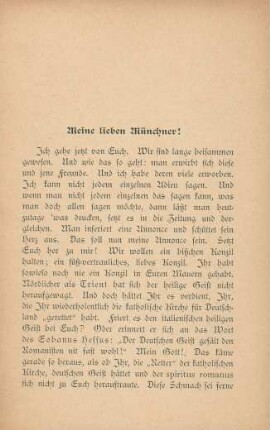 Meine lieben Münchner!