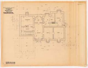 Wohnhaus Dr. Werner, Stuttgart: Grundriss KG 1:50