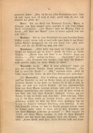 Der Pantoffel.
