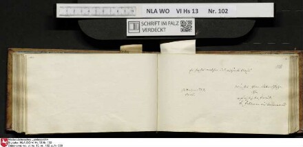 Stammbuch des Johann Christian Wilhelm Schütze aus                            Braunschweig