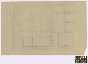 Oberried (Landkreis Freiburg): Rombachhof. Haupthaus (Grundriss des Obergeschosses)