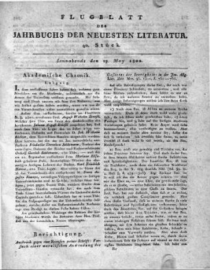 1802-05-29 : 40. Stück