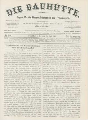 No. 30. Frankfurt a. M., den 23. Juli 1910. 53. Jahrgang.