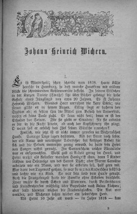 Johann Heinrich Wichern.