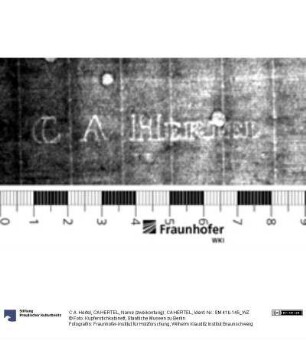 Name (zweikonturig): CA HERTEL