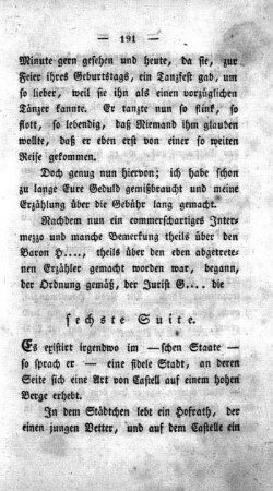 sechste Suite