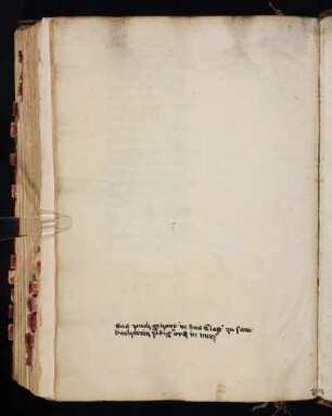 Besitzeintrag: Das puch gehort in das closter zu sant katherein prediger ordens in Nurnberg