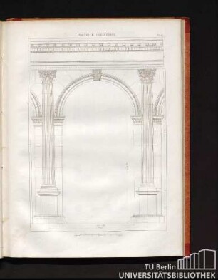 Portique corinthien. Pl. 22.
