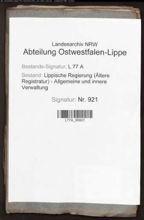 Aufhebung des Klosters Marienmünster im Samtamt Oldenburg