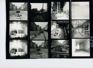 Stadtbahn Hannover - Baulos Lister Platz, 1974