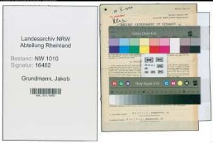 Entnazifizierung Jakob Grundmann , geb. 11.11.1917 (Schausteller)