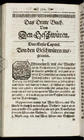 Das Dritte Buch. Von Den Geschwüren.