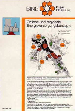 Örtliche und regionale Energieversorgungskonzepte.