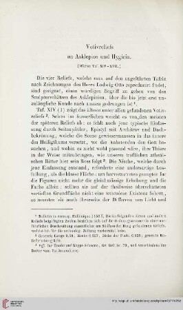 2: Votivreliefs an Asklepios und Hygieia