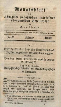 Nr. 2. Februar. 1830.