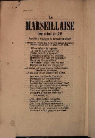 La Marseillaise