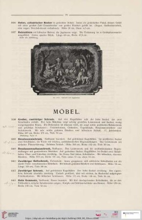 Möbel (Nr. 1438 - 1481)