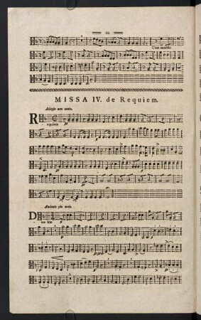 10-13, Missa IV. de Requiem