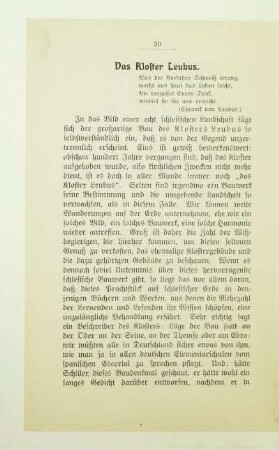 Das Kloster Leubus