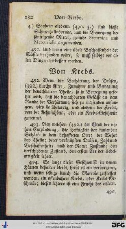 31. Von Krebs - 40. Vom Brechen im Fieber.
